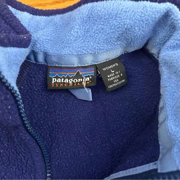 Vintage 2001 Patagonia Synchilla fleece full zip made in USA woman’s size large - Picture 2 of 3